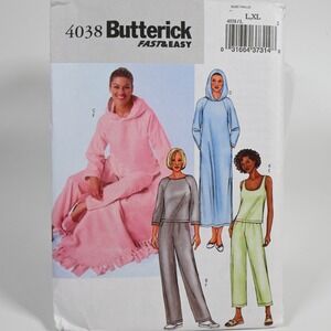 Butterick Sewing Pattern 4038 Loungewear Women L XL Uncut Factory Folded
